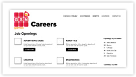 GSN Career Pages Redesign
